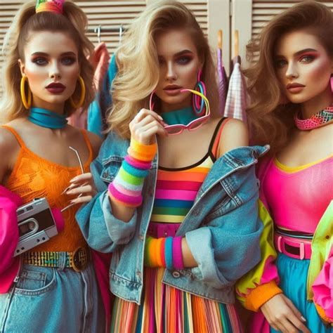 80S Neon Aesthetic