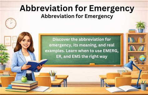 Abbreviation For Emergency