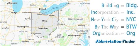 Abbreviation For Ohio