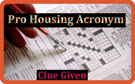 Acronym For A Prohousing Movement