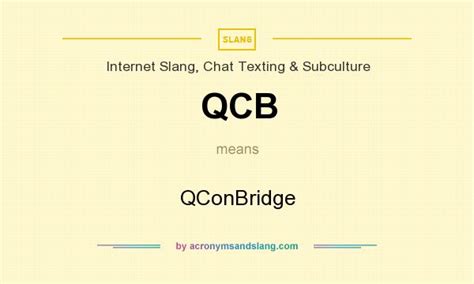 Acronym For Qcb