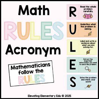 Acronym For Rules