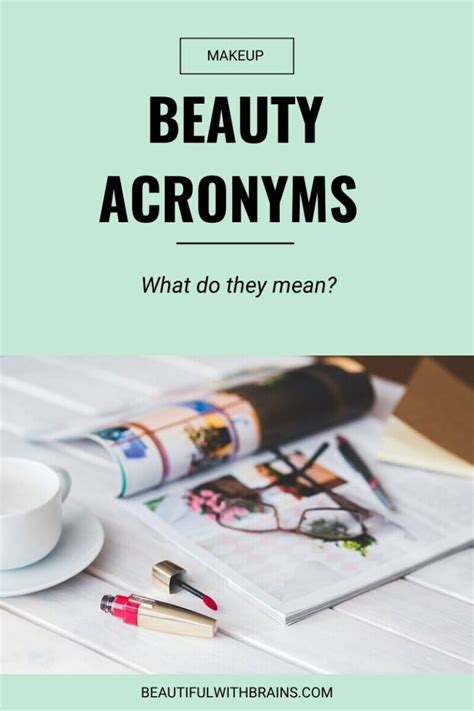 Acronyms For Beauty