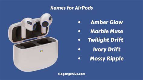 Aesthetic Names For Airpods