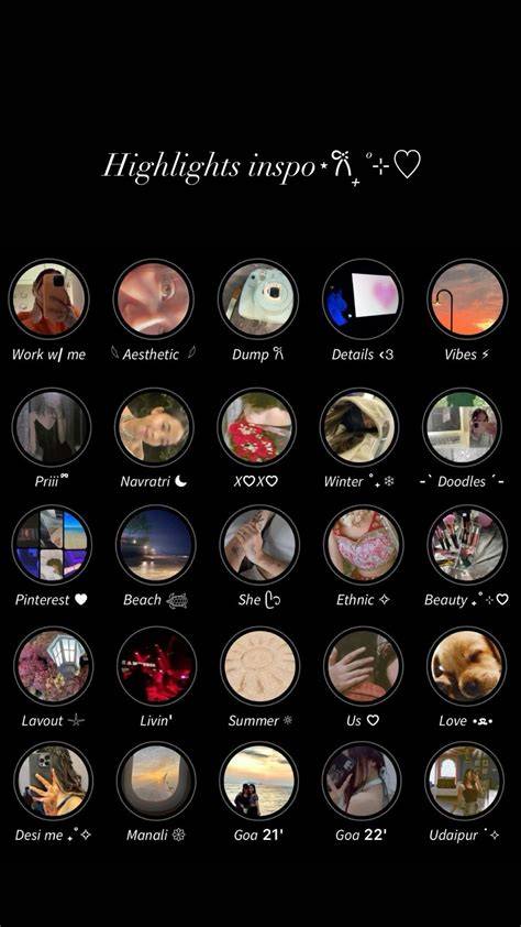 Aesthetic Names For Highlights On Instagram