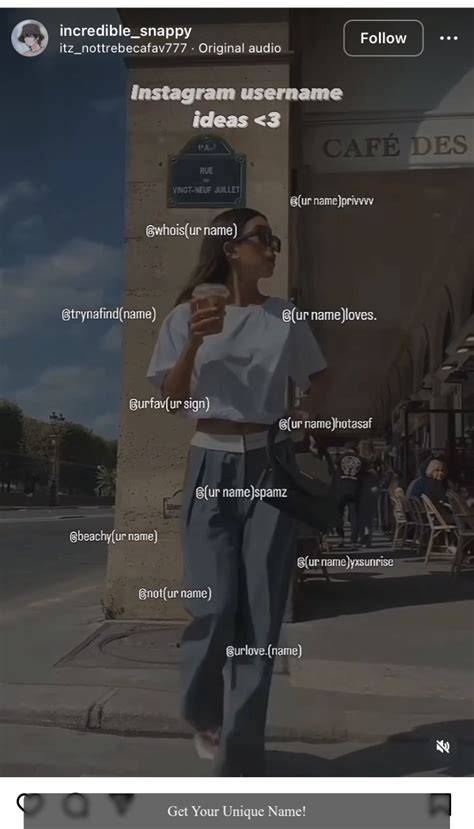 Aesthetic Names For Instagram Accounts