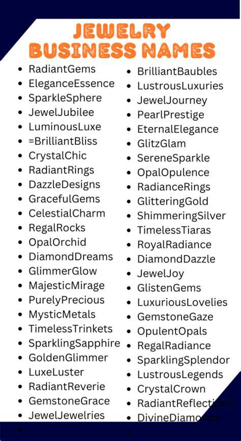 Aesthetic Names For Jewelry