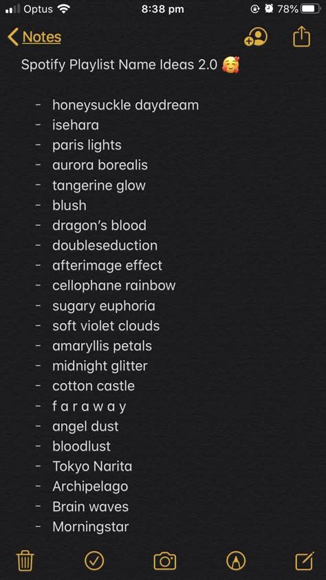 Aesthetic Names For Spotify Playlists