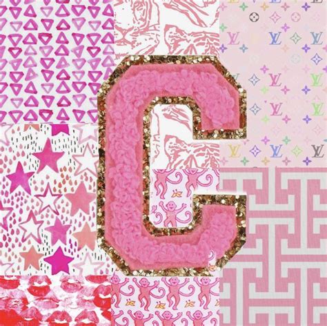 Aesthetic Wallpaper Preppy C Letter