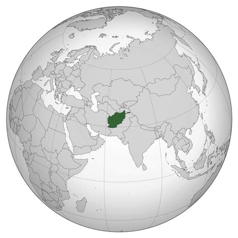 Afghanistan Map Asia