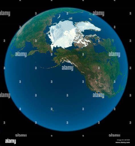 Alaska In Globe Map