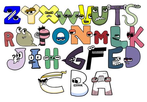 Alphabet Layered With Itself Backwards