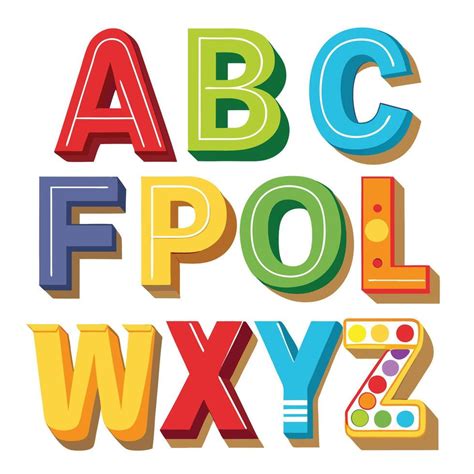 Alphabet Letters Illustrations