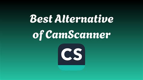 Alternatives To Camscanner