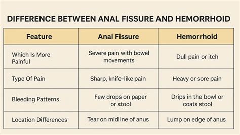 Anal Fissure Vs Hemorrhoid