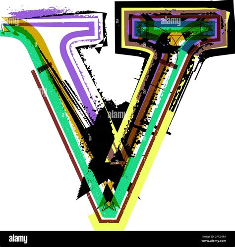 Art Illustration For Letter V