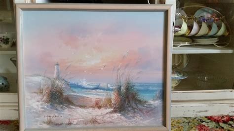 Artist J Thompson Oil Painting
