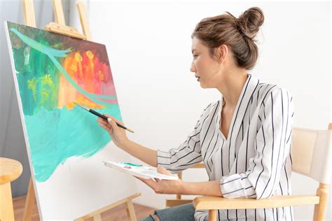 Artist Painting That Sign With A O