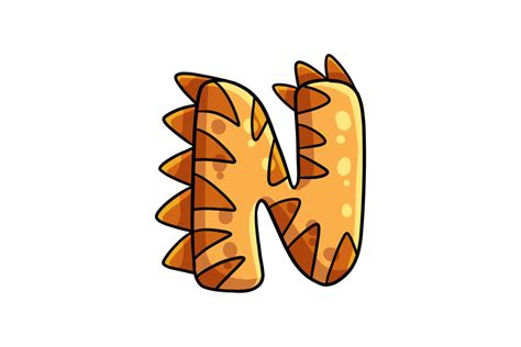 Artistic Letter N Clip Art