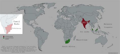 Asia Map With Countries In Tamil
