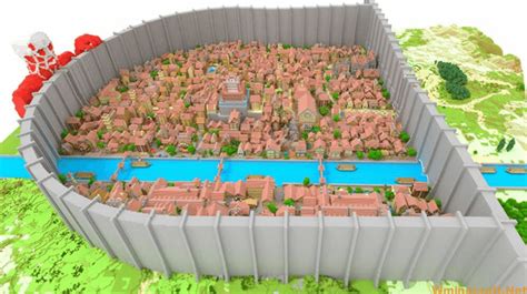 Attack On Titan City Map Minecraft