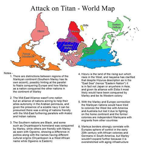 Attack On Titan Map English