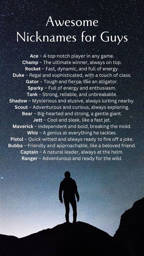 Awesome Nicknames