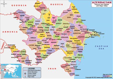 Azerbaijan Map Now