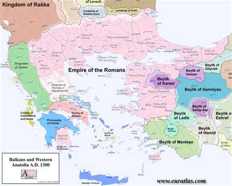 Balkan Map 1300