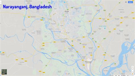 Bangladesh Map Narayanganj