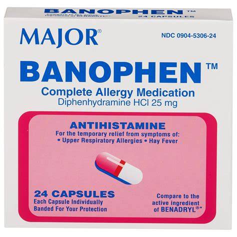 Banophen 25 Mg Capsule