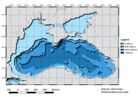Bathymetric Map Of Black Sea