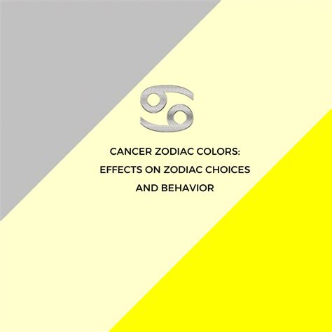 Behavior Of Cancer Zodiac