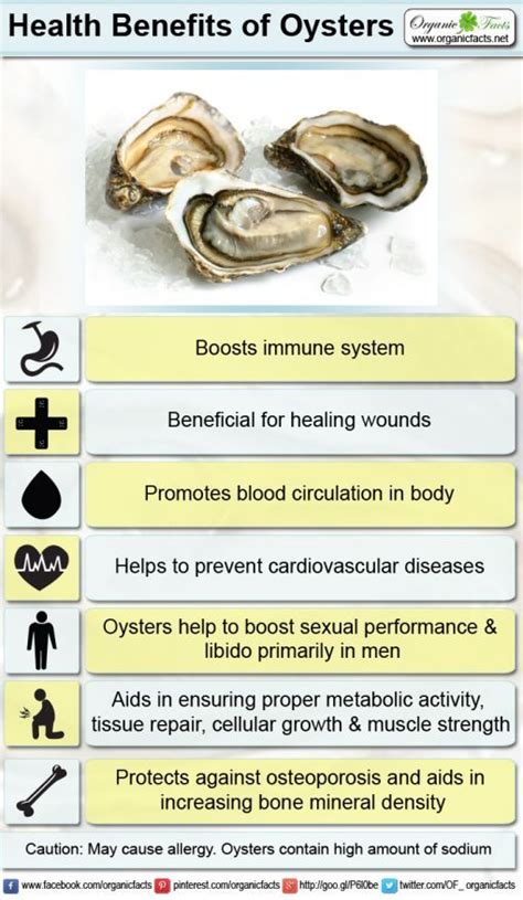 Benefits From Oysters