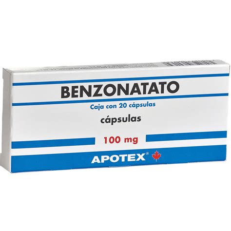 Benzonatate 100Mg Para Que Sirve