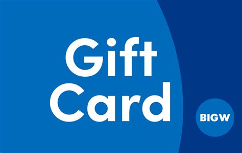 Big W Gift Card