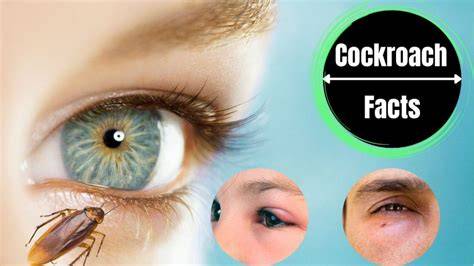 Bite Of Cockroach In Eyes
