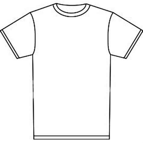 Blank Tshirt Outline