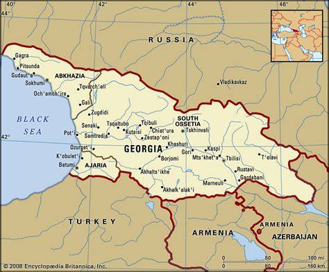 Borders Of Georgia Country