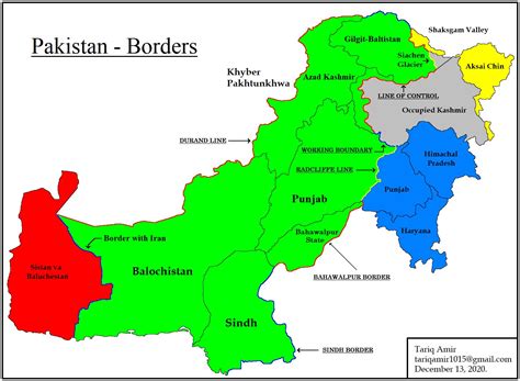 Borders Of Pakistan