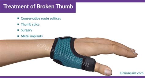 Broken Thumb Treatment