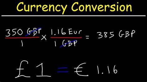 Calculation For Converting Currency