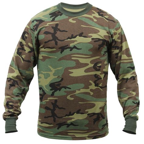 Camouflage Long Sleeve Shirt