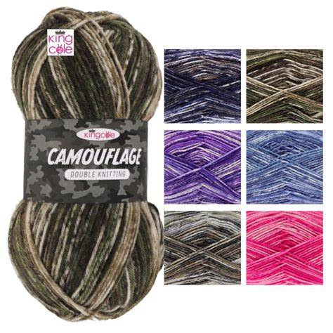 Camouflage Yarn For Crochet