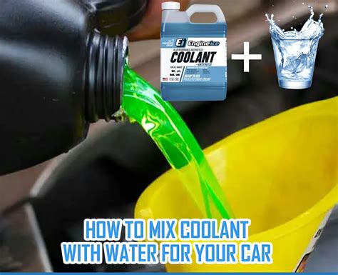 Can You Mix Water And Coolant