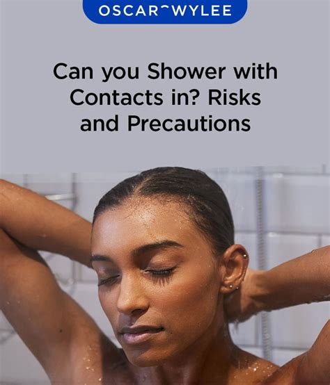 Can You Shower With Contacts