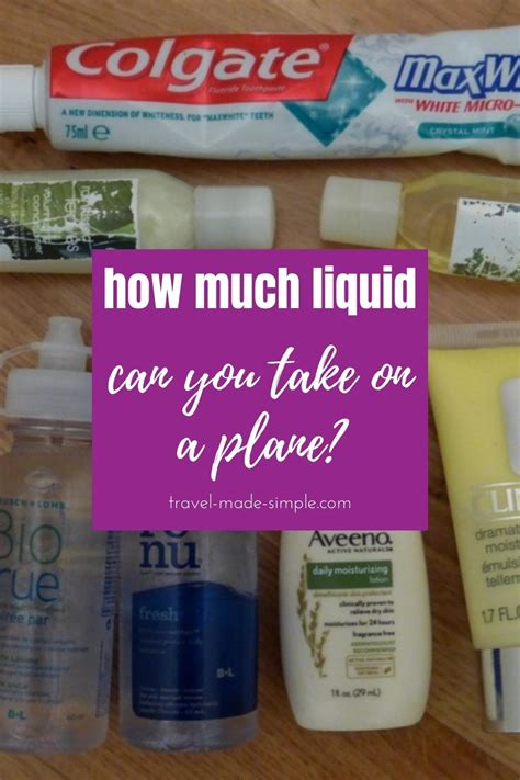 Can You Take Liquids On A Plane