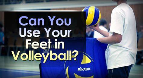 Can You Use Your Foot In Volleyball