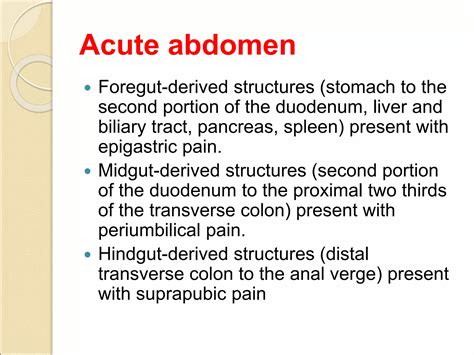 Causes Of Acute Abdomen Ppt