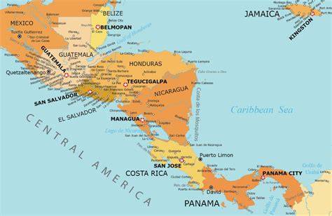 Central America Map